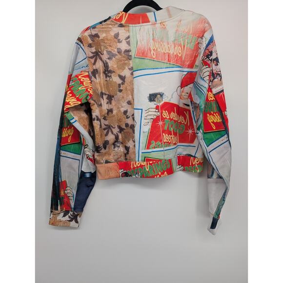 NWOT Acne Studios Dird Santa Cropped Sweatshirt Size S #2D432 - Picture 5 of 11